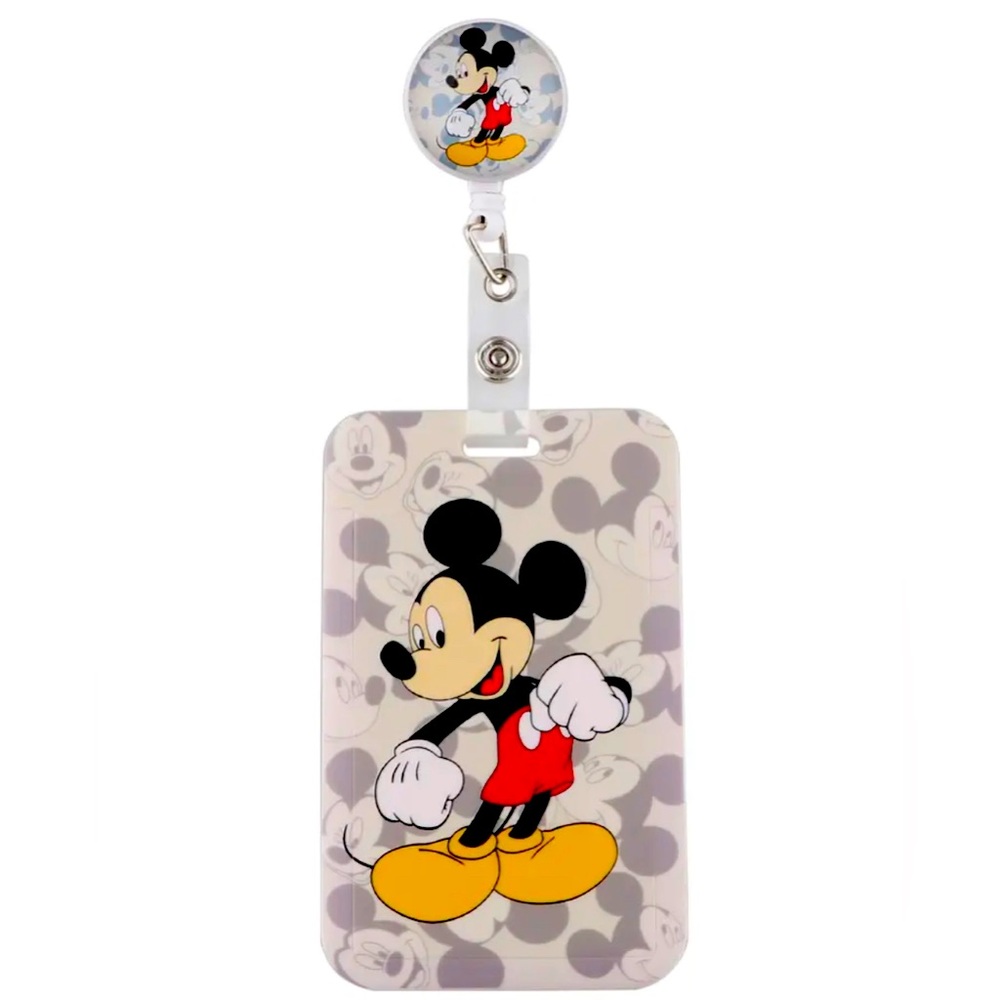 Mickey Disney Badge Holder with Retractable Badge Reel Clip Accessory included